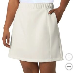NWT Mondetta Women's white high rise walking Skort XXL